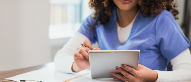 Person on laptop
