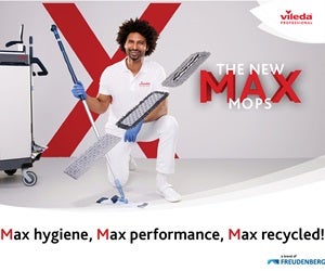 Vileda Professional - The new Max Mops - Max hygiene, Max performance, Max recycled!